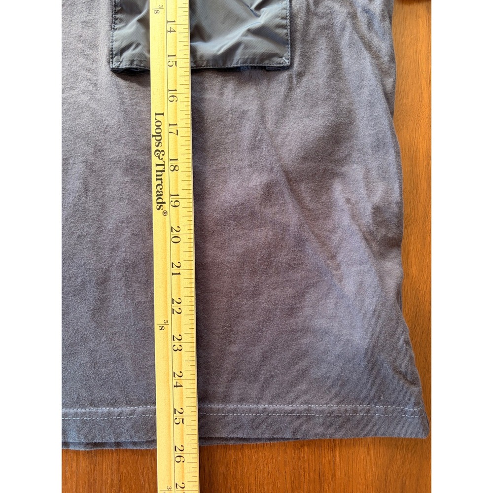 K-Way T-Shirt Men's M Navy Blue Cotton Crew Neck made in Italy - Picture 7 of 8